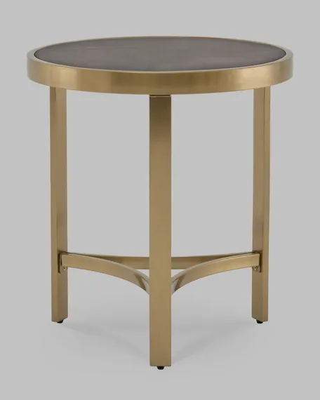 Журнальный столик Адриана 50*50 см серая керамика