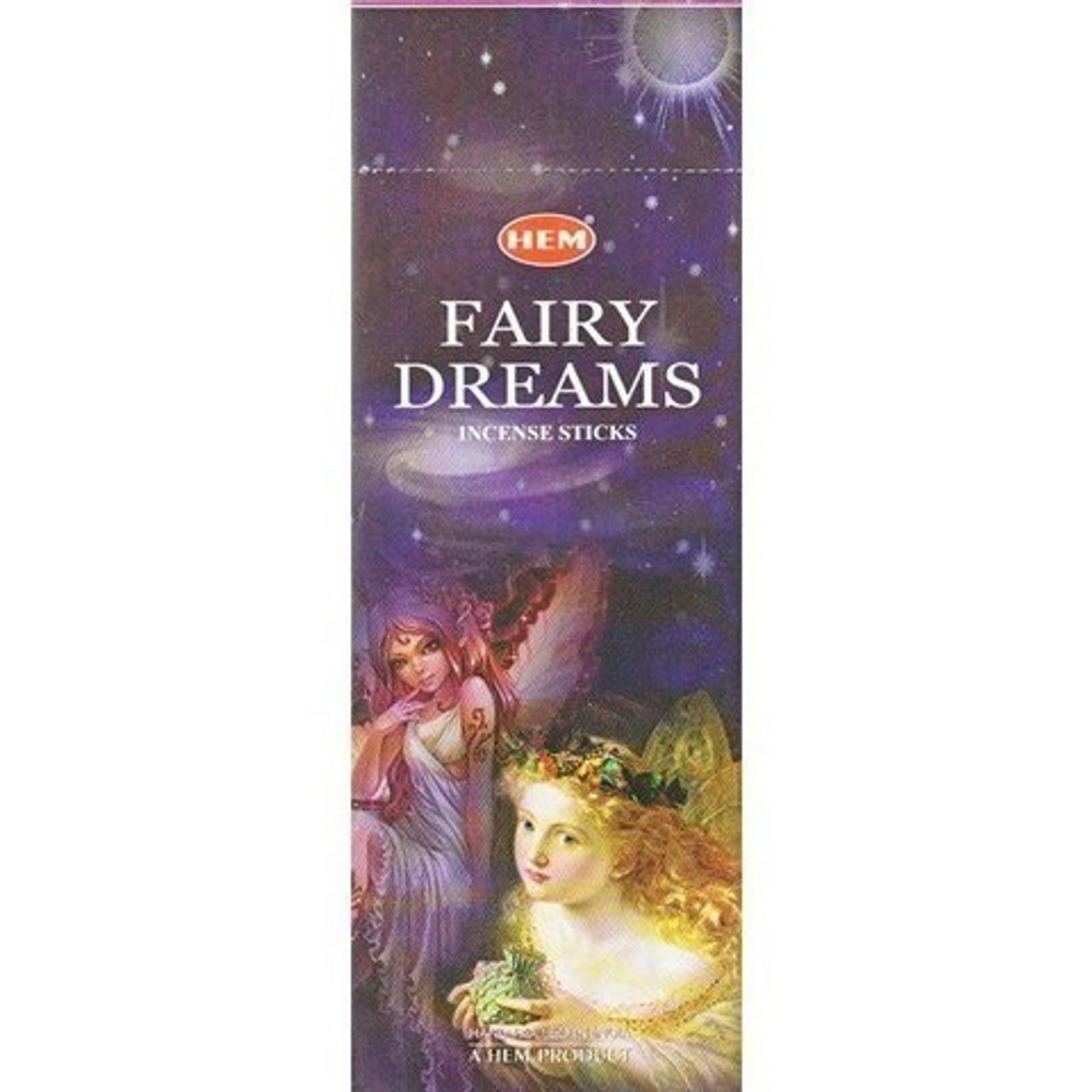 HEM Fairy Dreams шестигранник Благовоние Фея снов (мята, ваниль, афродезия)