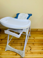 Стульчик для кормления "Farfello Costa Cosy" Сине-серый (Сине-серый / ocean blue; СС-05)
