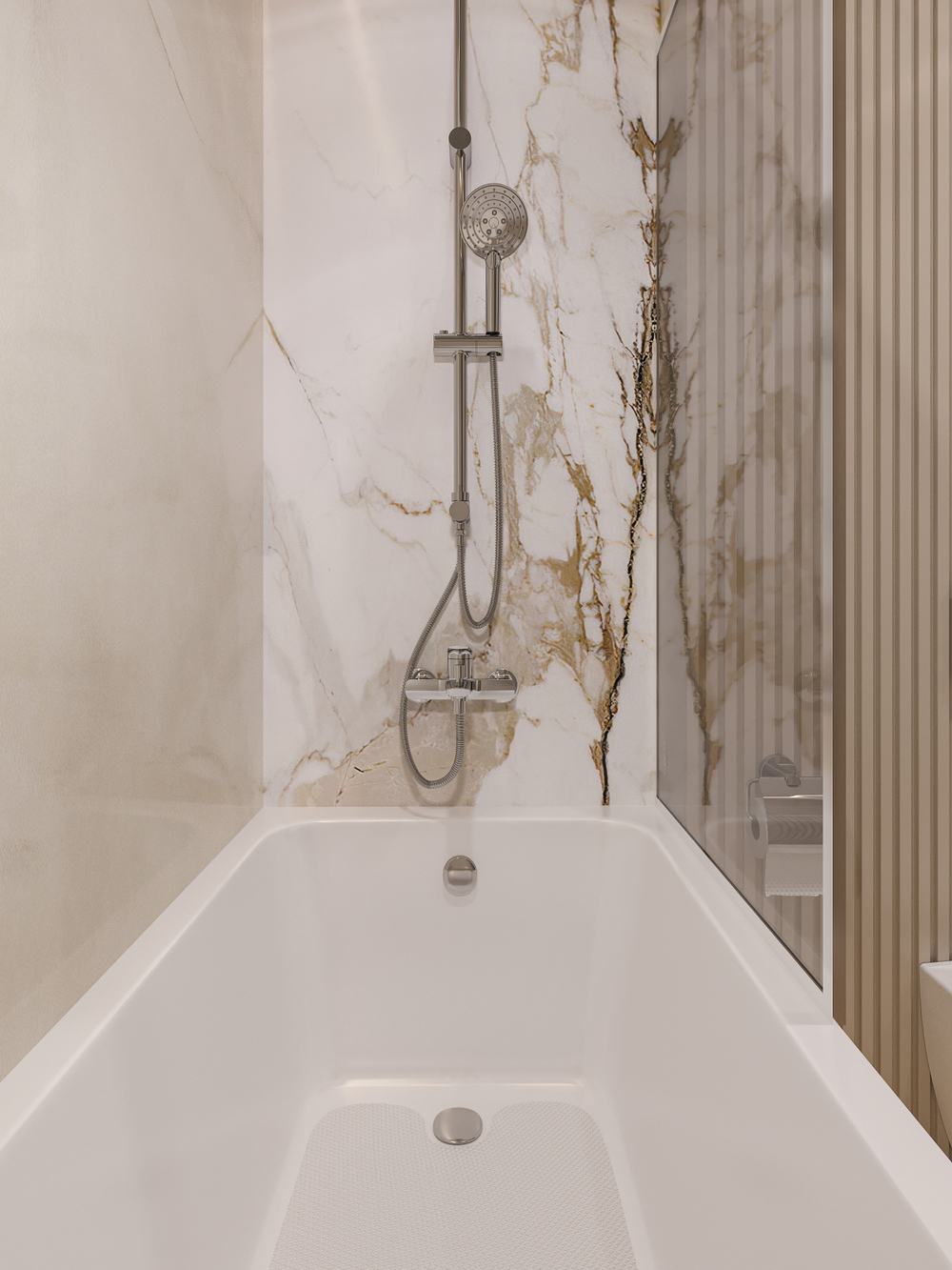 Смеситель для ванны с душем STWORKI Вирклунд S05100CR хром