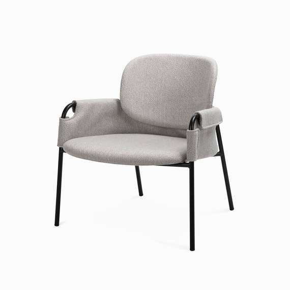 Лаунж-кресло Lok, светло-серое