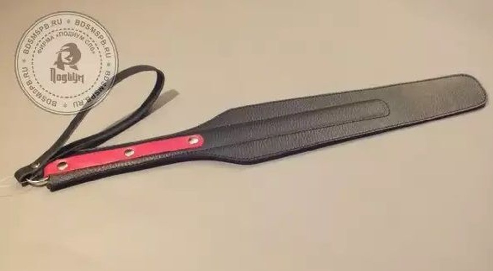 Чёрно-красный спанкер «Лопатка большая» (Цвет: черный с красным)