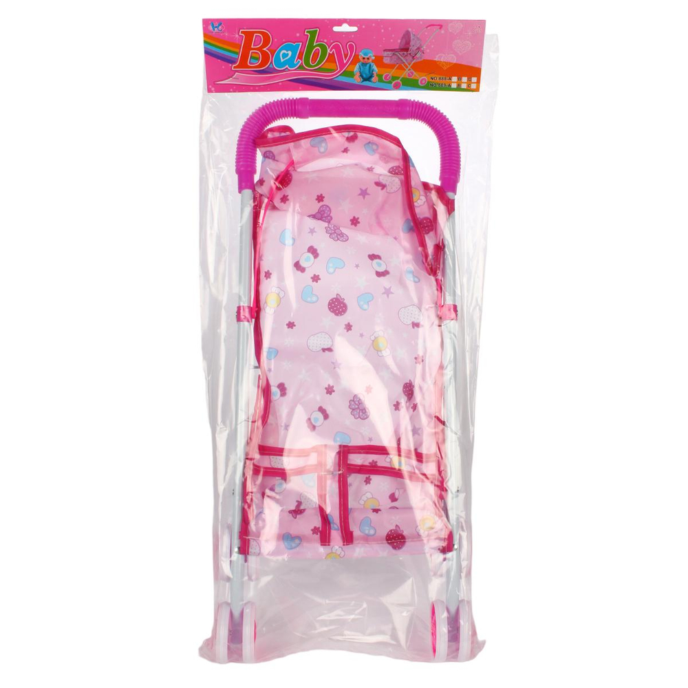 Коляска для кукол сидячая, пакет 888-1