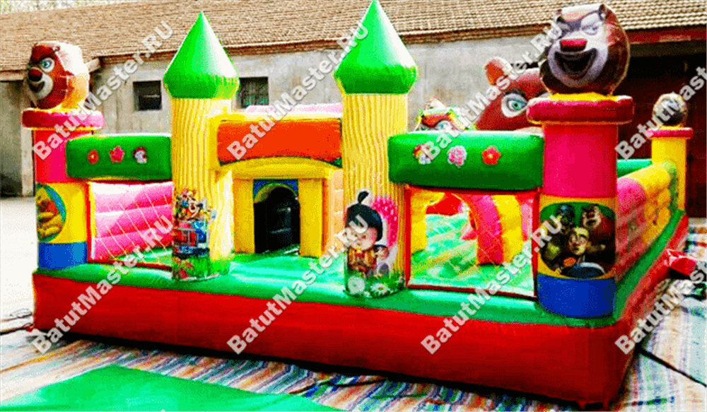 Надувной батут "Медвежата"