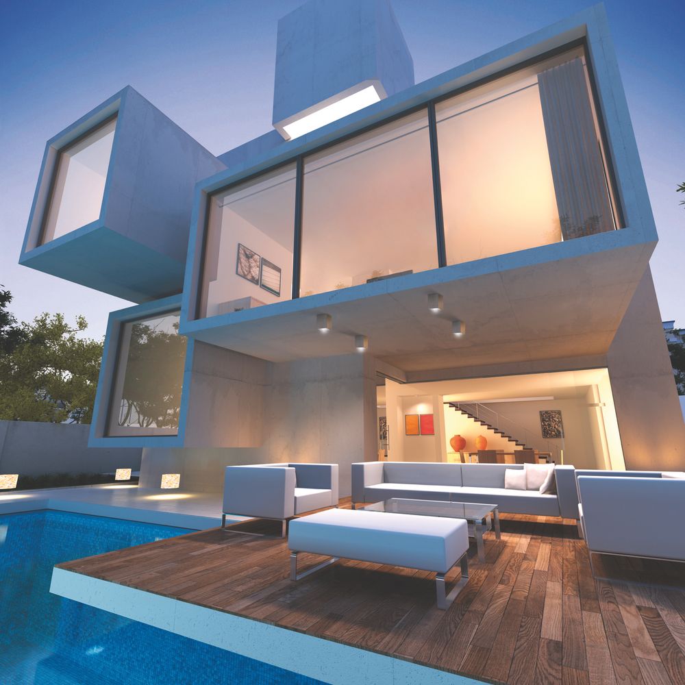 7187 Потолочный уличный светильник LEVI