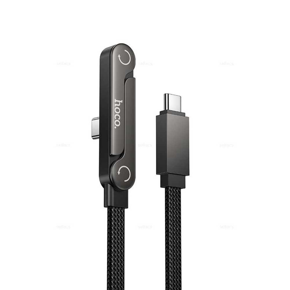 Hoco U150 Exquisite 60W зарядный дата кабель Type-C на Type-C
