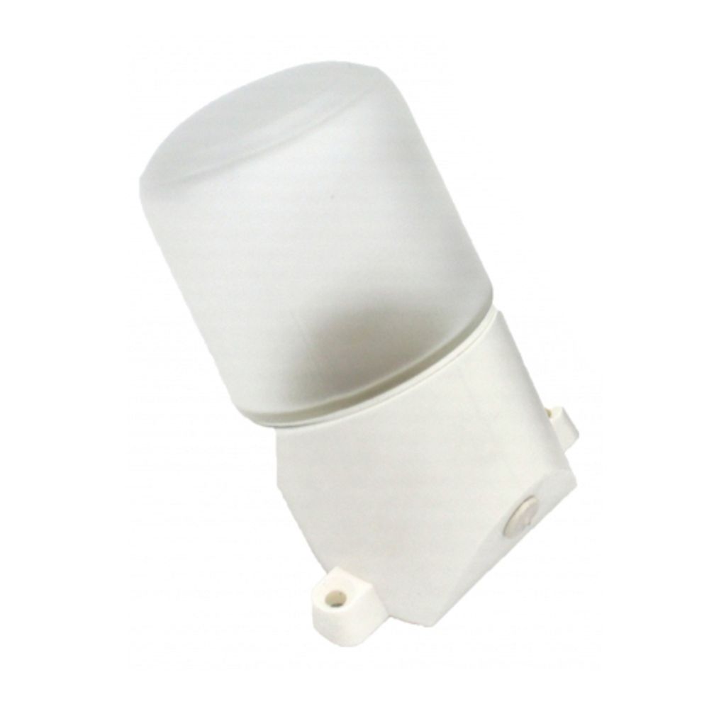 Светильник ЭРА НББ 01-60-002 для бани и сауны полиамид/стекло наклонный IP65 E27 max 60Вт белый НПБ400