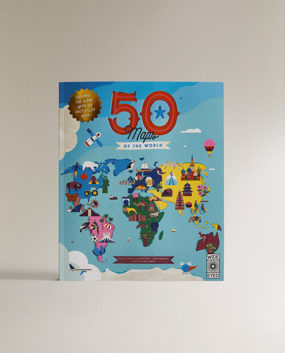 50 Maps of the World. Детский познавательный атлас (на английском языке)