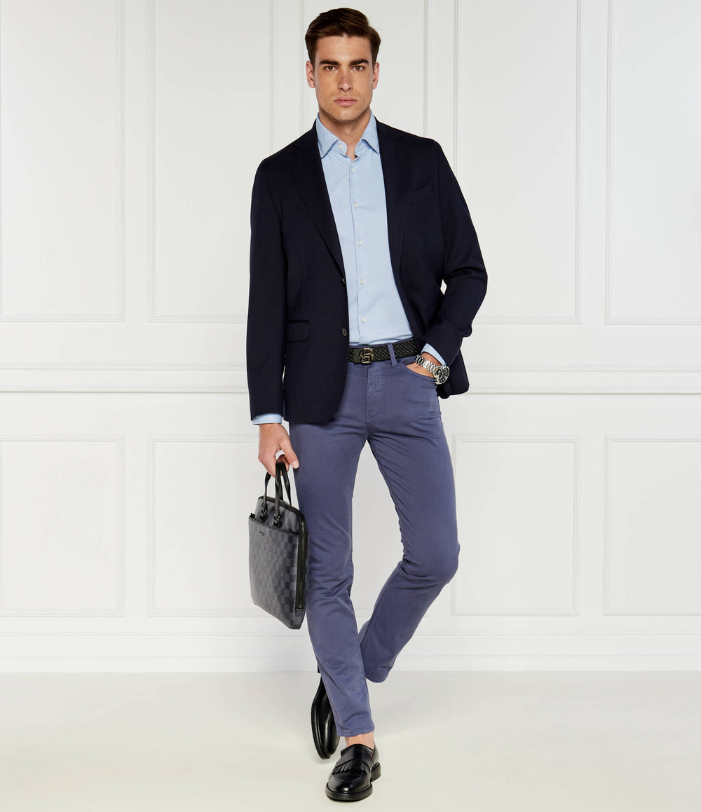 Чиносы Delaware BOSS BLACK - темно-синий(50521266)