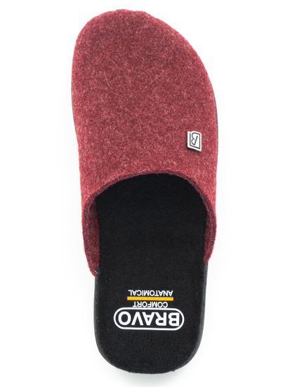 505 "Zima" | Женские сабо (бордовый)