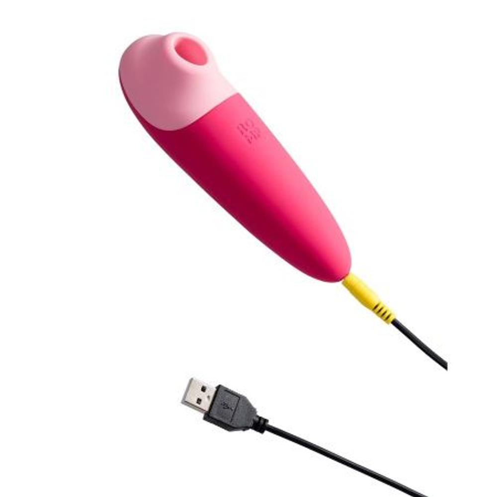 Стимулятор клитора ROMP Shine X, розовый, вакуумная и вибрационная стимуляция