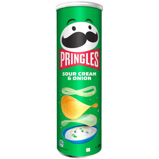 Чипсы Pringles Sour Cream & Onion со вкусом сметаны и лука, 165 гр (Польша)