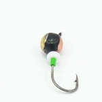 Мормышка Владимирская 184 "Дробинка" с двумя коронками с ушком", 4мм, 0.7гр (15шт/уп)