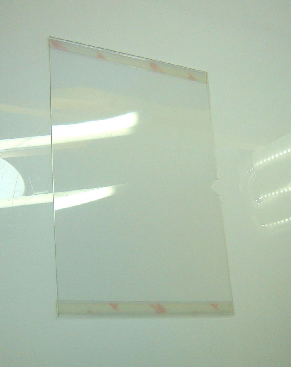 Карман информационный А4 вертикальный №2 со скотчем