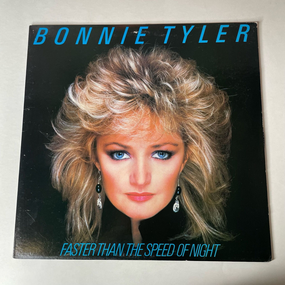 Винтажная виниловая пластинка LP Bonnie Tyler Faster Than The Speed Of Night (USA 1983) Take Me Back