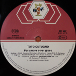 Toto Cutugno / Per Amore O Per Gioco (LP)