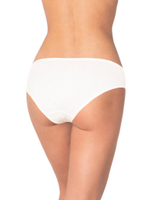 Трусики-слипы с декоративными вставками из кружева (Размер: L) (Цвет: серый)