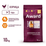 Корм для кошек AWARD Urinary , 10 кг, курица с клюквой , цикорием и рыбьим жиром