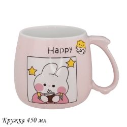 Lenardi 315-029 Детская кружка 450мл в под.уп. (х48)Фарфор