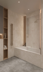 Керамогранит, Arcadia Ceramica, CEMENTUM BIANCO, 1200x600 мм, матовая