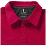 Markham мужская эластичная футболка-поло с коротким рукавом