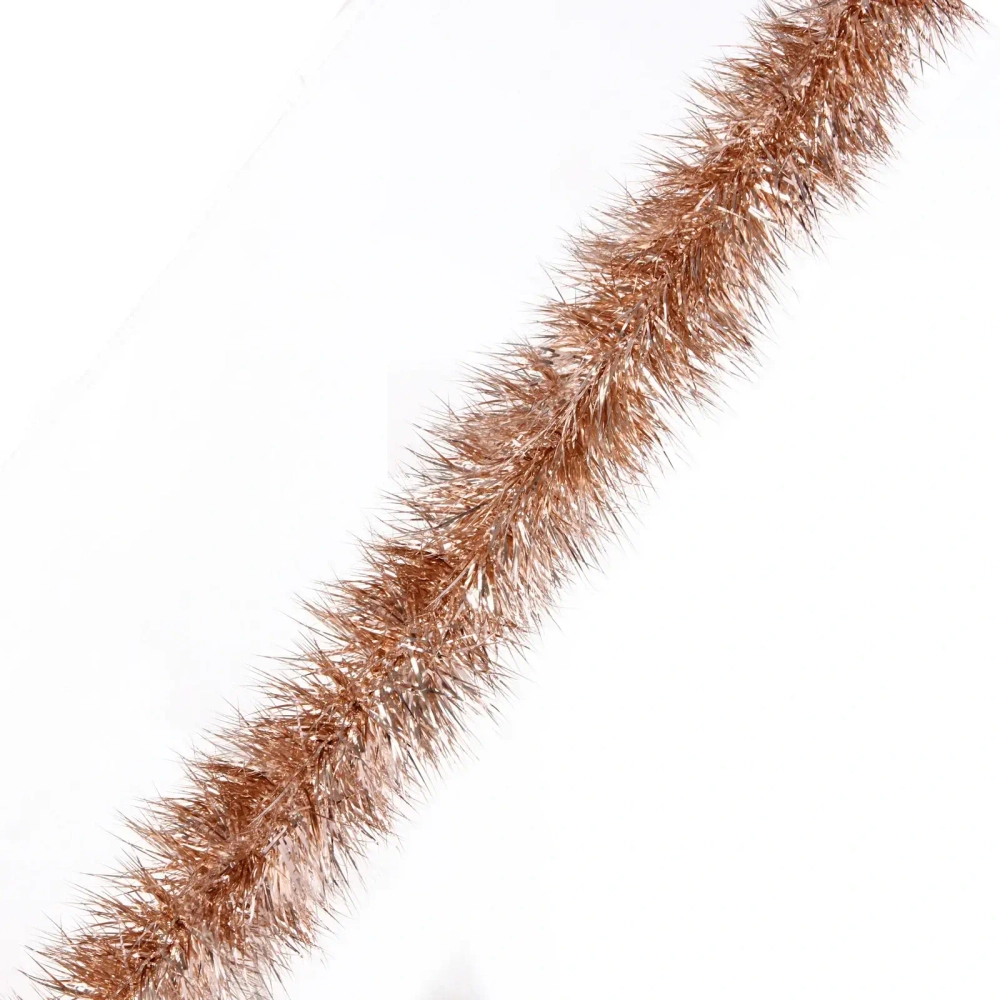 Мишура «Сияющая роскошь» 2 м 10,5 см, Розовое золото