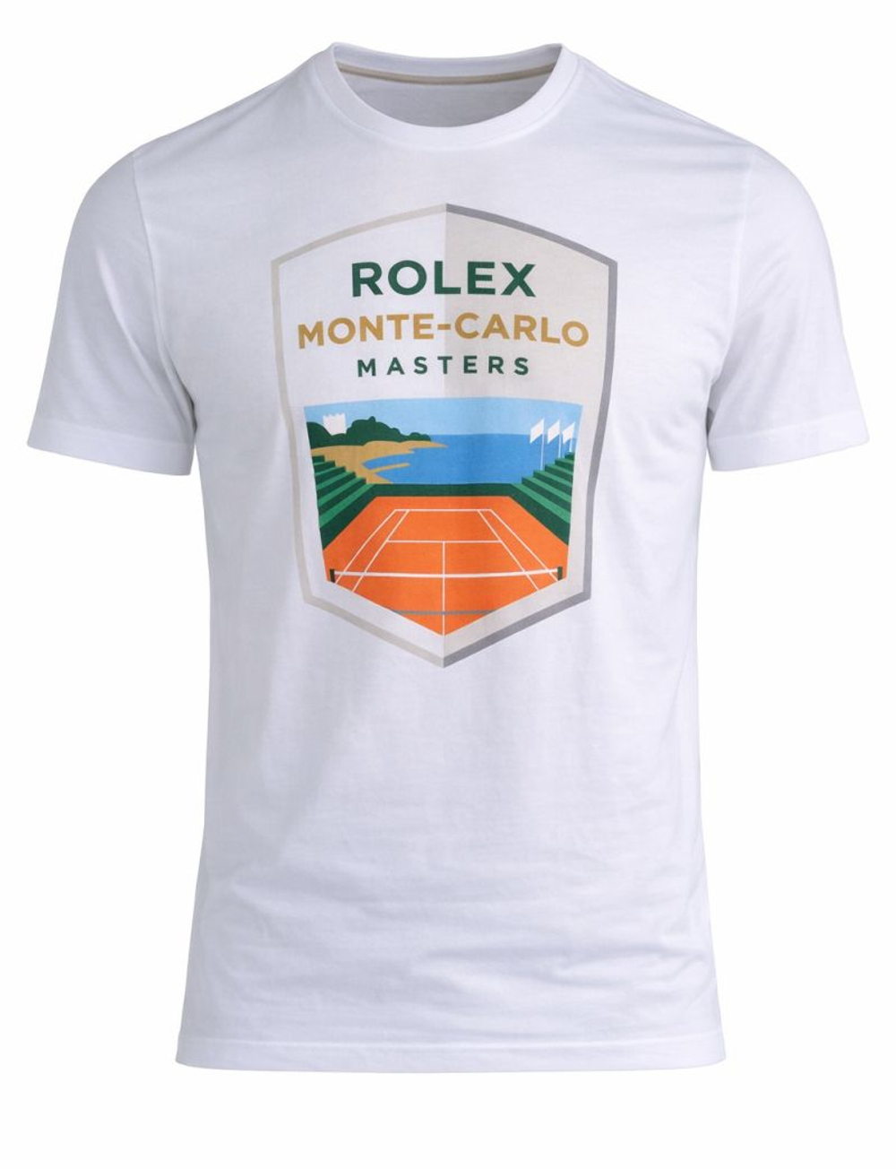Теннисная футболка Monte-Carlo Rolex Masters Logo - white