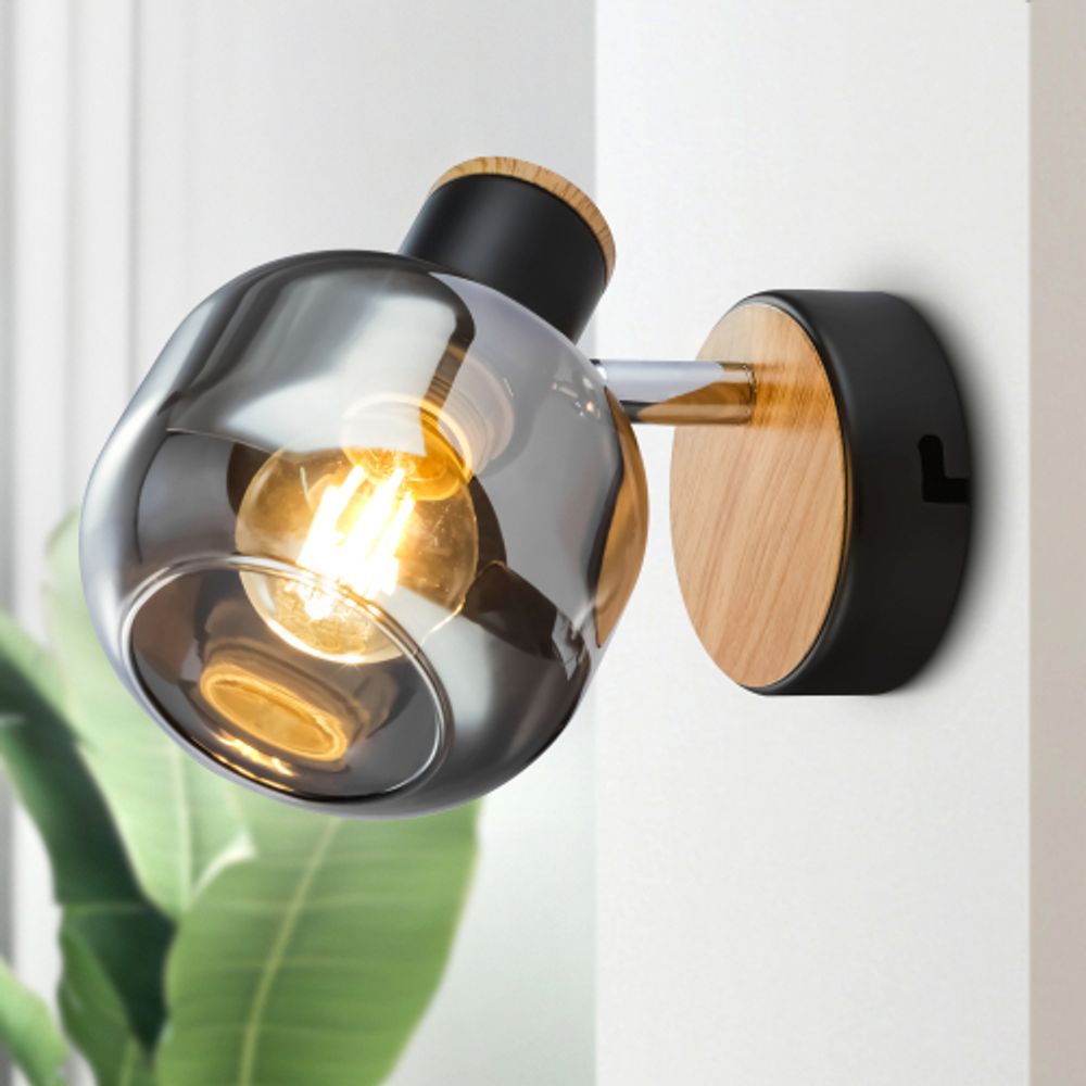 Светильник настенно-потолочный спот Rivoli Dorkas 7026-701 1 х E14 40 Вт поворотный уценка | Rivoli