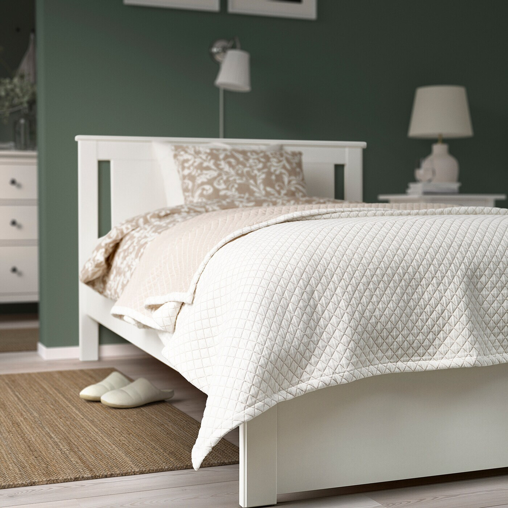 IKEA PRAKTVIAL  (ИКЕА ПРАКТВИАЛ)  -  Покрывало, кремовое, 160x250 см
