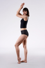 Трусики-слипы Avia с высокой линией талии (Размер: M) (Цвет: черный)