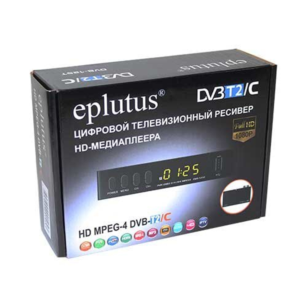Цифровая ТВ приставка Eplutus DVB-125T DVB-T2/С