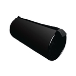 Пенал-тубус на молнии, малый, однотонный, ткань 210/65 "Черный" (Пчелка)