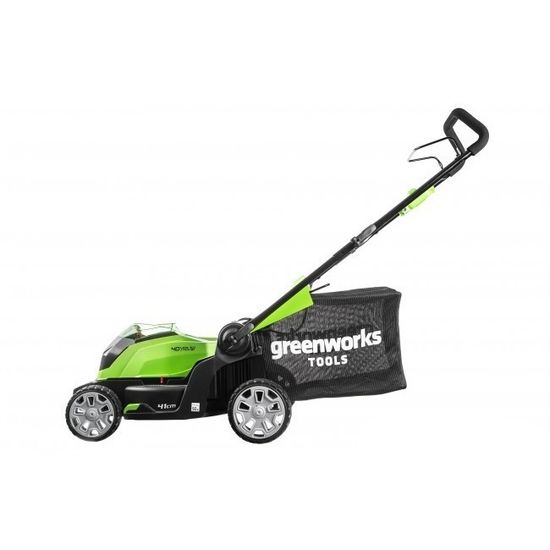 Газонокосилка аккумуляторная GREENWORKS G40LM41K4 2504707VB (АКБ 4 А/ч и ЗУ)