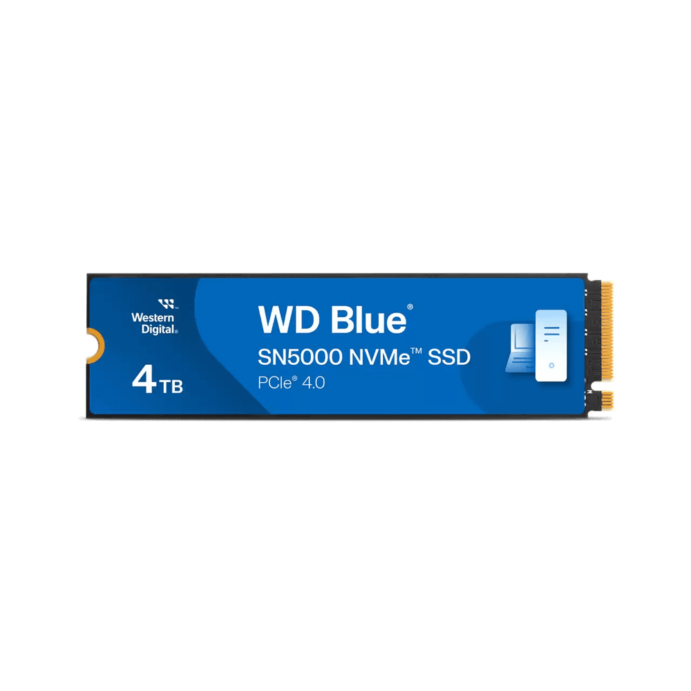 Твердотельный накопитель 4000GB SSD WD BLUE SN5000 M.2 2280 NVMe 4.0 R5500/W5000 WDS400T4B0E-00BKY0