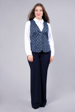 Жилет женский 3805зп, клетка #224Кл063805зп