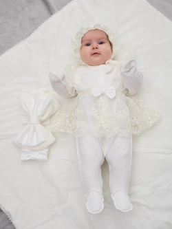 слип для новорожденных нарядный