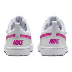 Детские кроссовки Nike Court Borough Low Recraft 'White Laser Fuchsia' DV5457-113