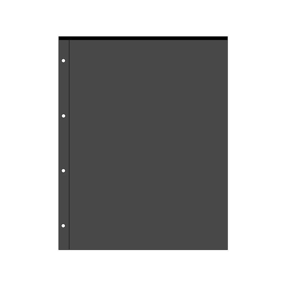 Лист для банкнот на 1 ячейку (184*248). OPTIMA 200*250. На черной основе (двухстронний)
