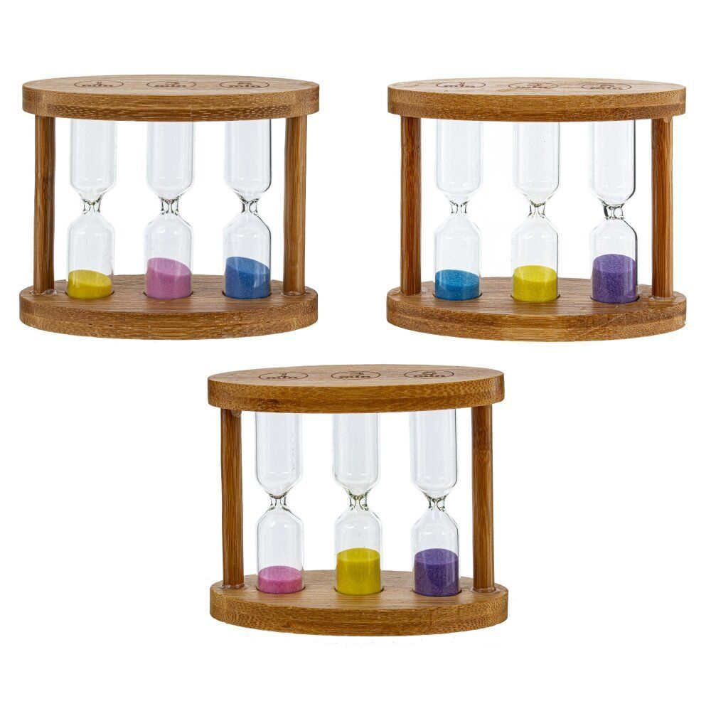 GAEM Часы песочные (1/3/5 мин.), L11 W5 H9 см, 3в.