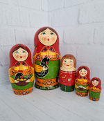 Матрешка "с курочкой" традиция 5мест