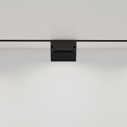 Магнитный трековый светильник ЭРА TRM20-2-12-6W3K BK светодиодный 6Вт 3000К черный для системы NOVA | Магнитные трековые светильники