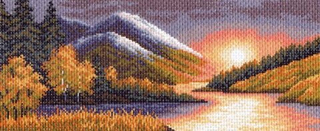 "Закат"-1206 канва с рисунком