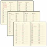 Еженедельник датированный 2025 А5 145х215 мм BRAUBERG "Augustus", под кожу, темно-синий, 115955