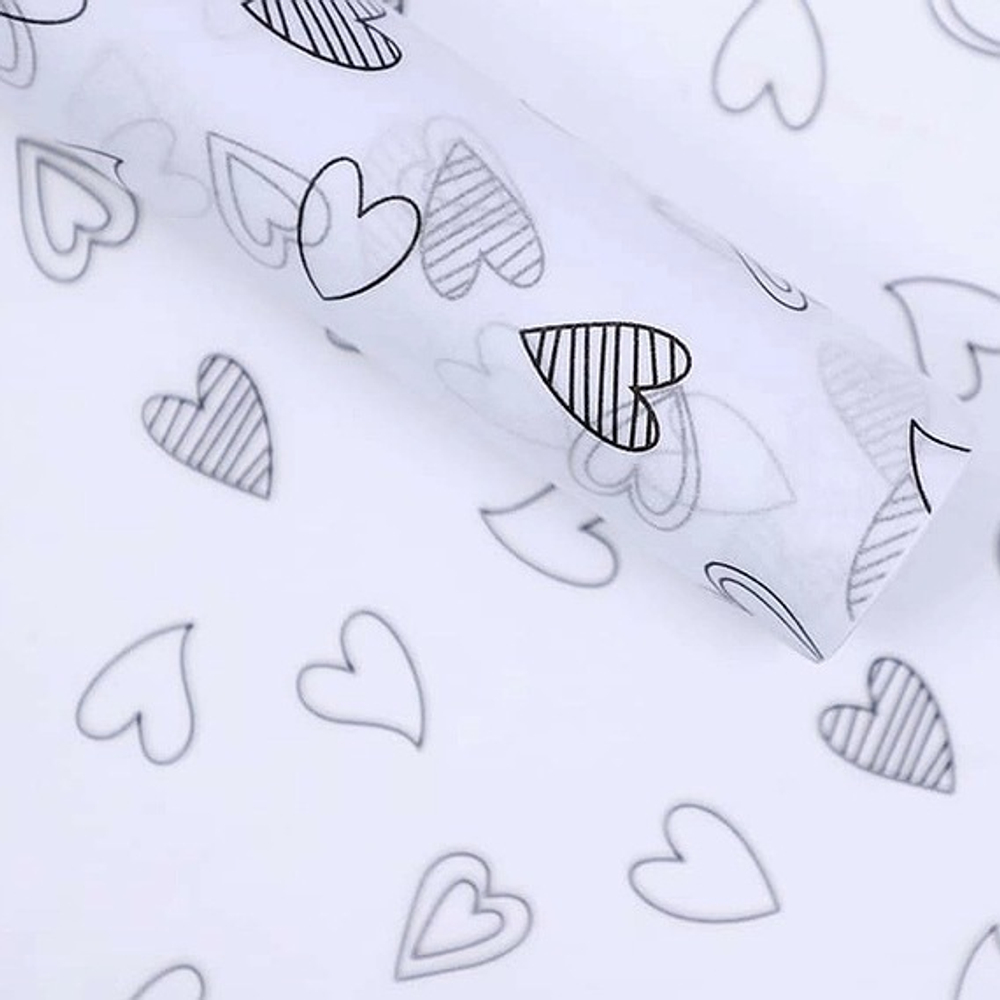 Тишью Сердце штрих 50*70*28листов