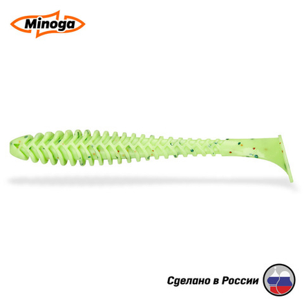 Силиконовая приманка "Minoga" ACTION FAT  6,1"(3шт) 155мм, 17,74 гр, цвет 020