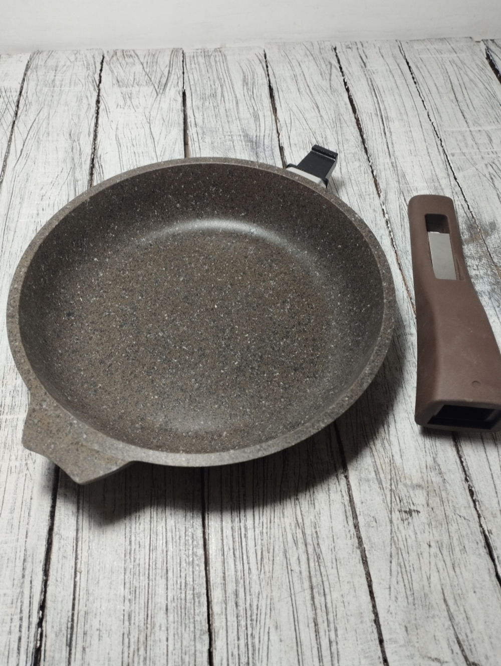 Сковорода АП 180мм глуб съемн р Premium mokko 018902