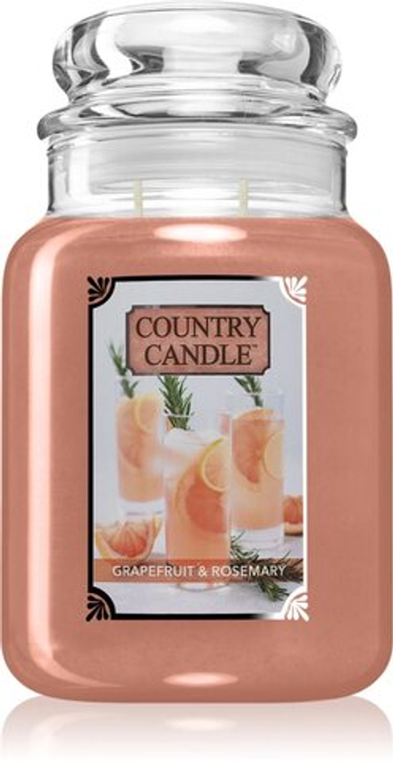 Country Candle Grapefruit & Rosemary - ароматическая свеча /   680  g  / GTIN 846853082523