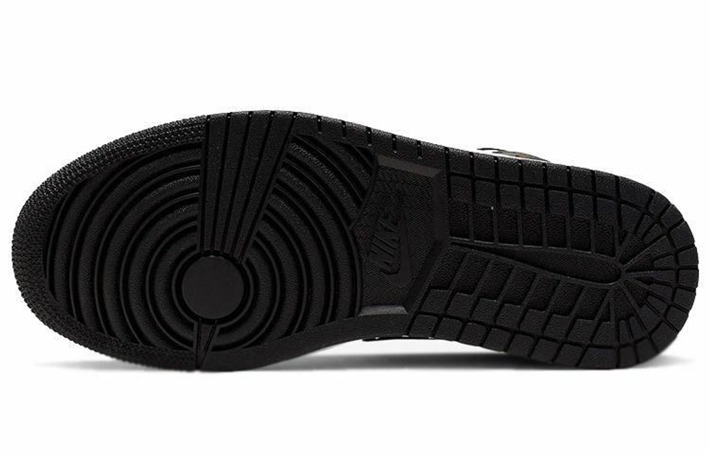 Кроссовки Jordan Air Jordan 1 Mid White Black Red (Женская размерная сетка)