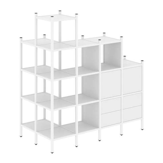 Лофт Угловой внешний стеллаж наборный VR.L-58  862*1694*1869