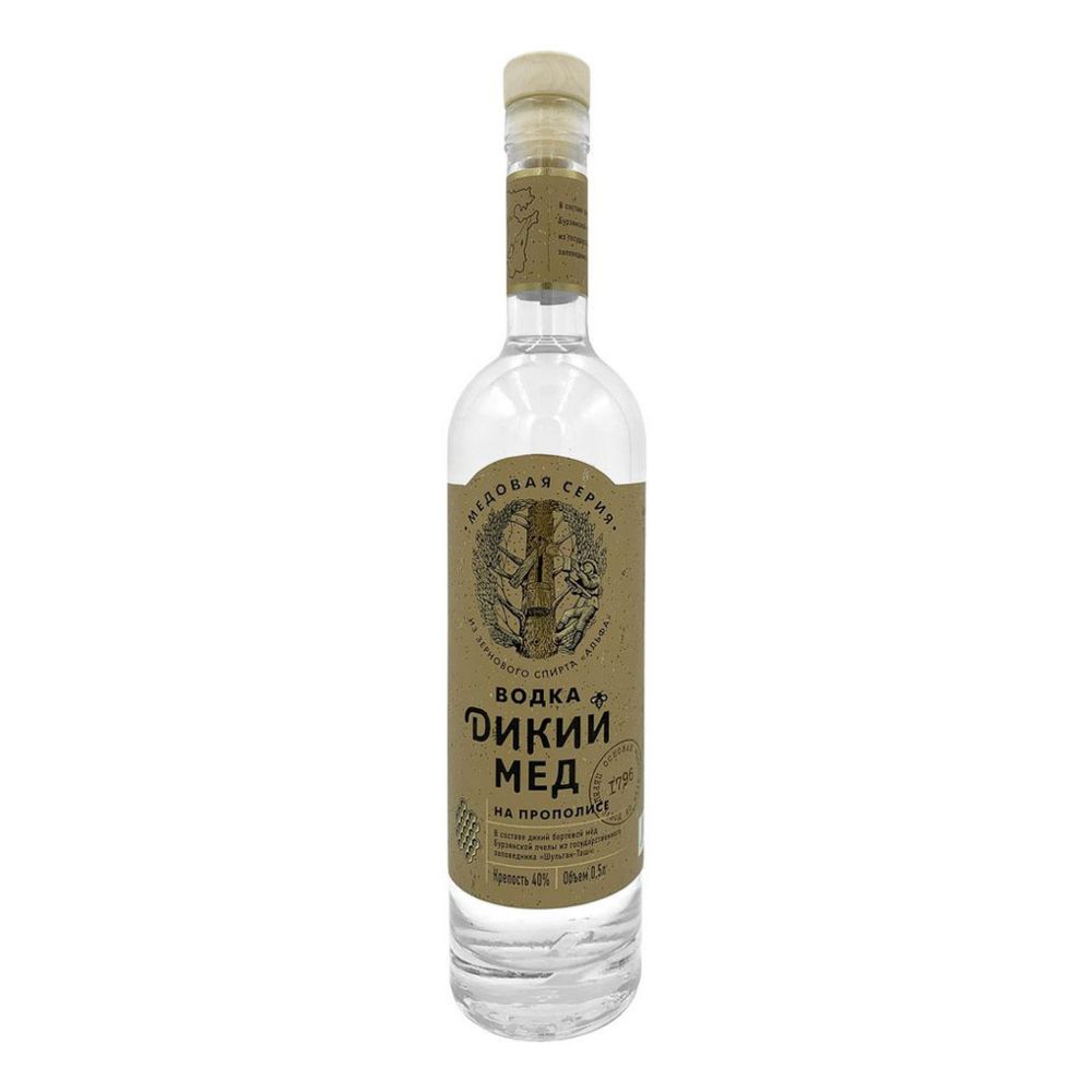 Водка Дикий Мед на Прополисе